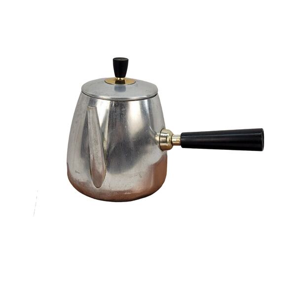 Vtg Elegance by Regal Ware Aluminum Melting Coffee Pot Tea Kettle Long Handle - Picture 1 of 6